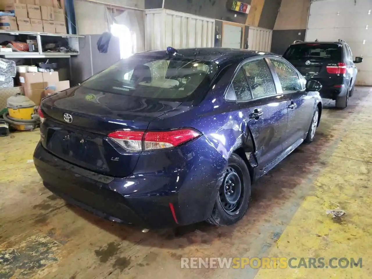 4 Photograph of a damaged car JTDEPRAE4LJ068669 TOYOTA COROLLA 2020