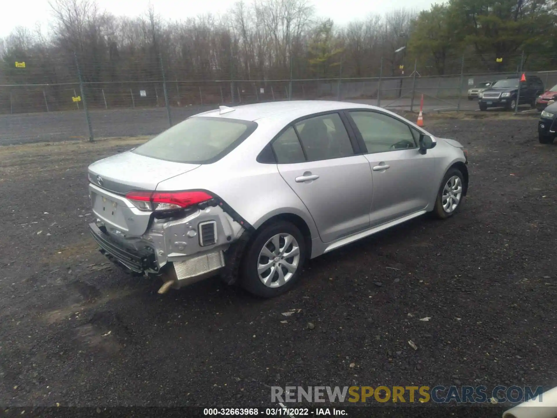 4 Photograph of a damaged car JTDEPRAE4LJ068753 TOYOTA COROLLA 2020