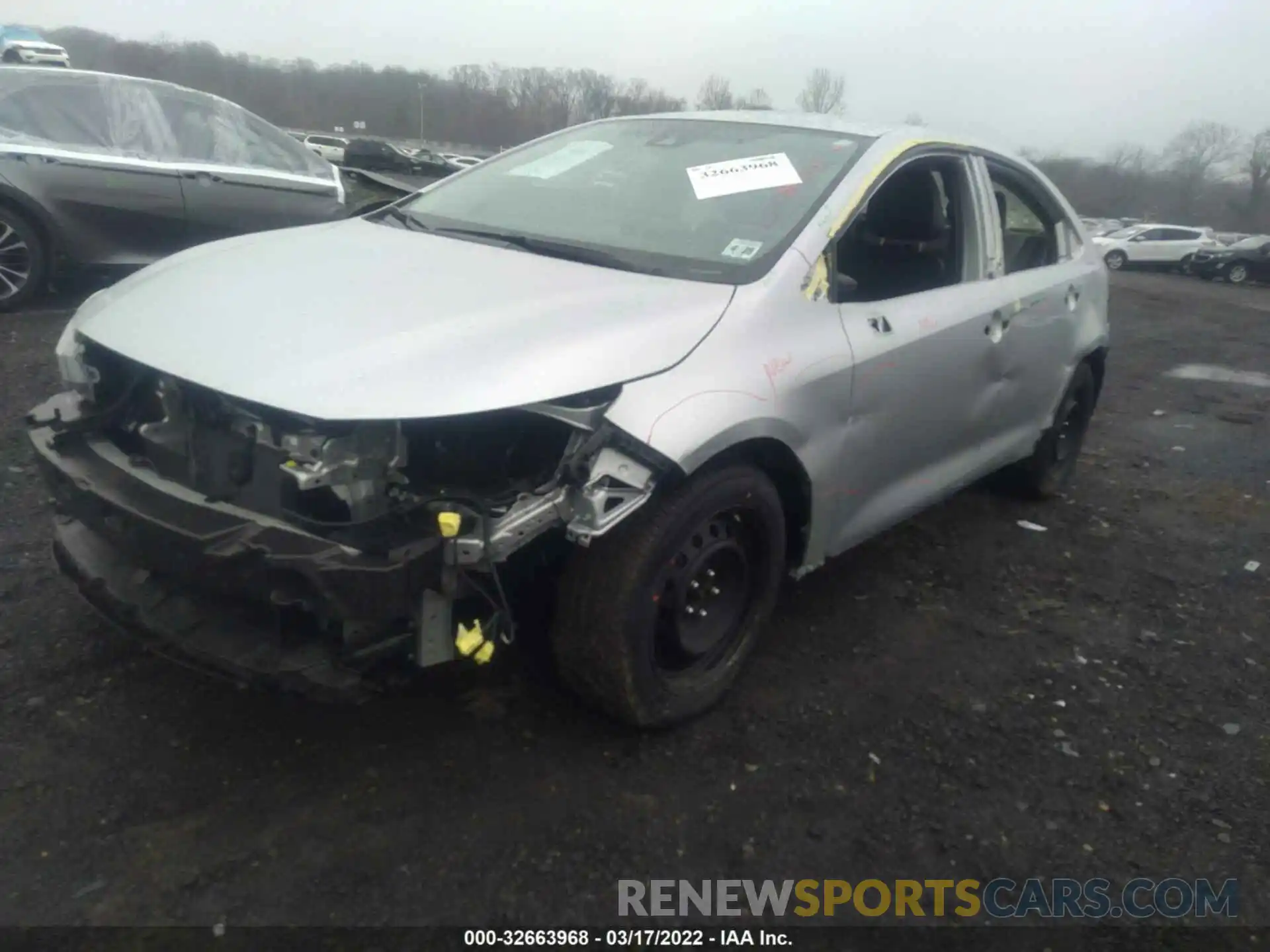 6 Photograph of a damaged car JTDEPRAE4LJ068753 TOYOTA COROLLA 2020