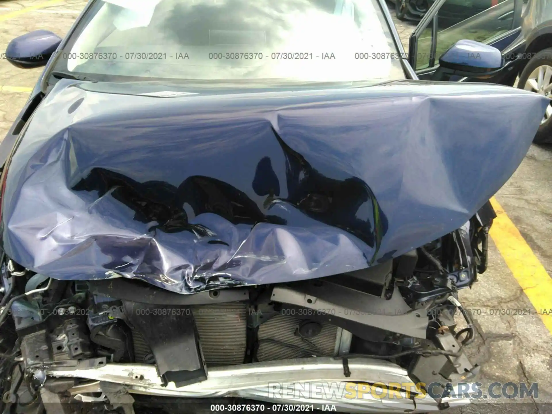 10 Photograph of a damaged car JTDEPRAE4LJ069031 TOYOTA COROLLA 2020