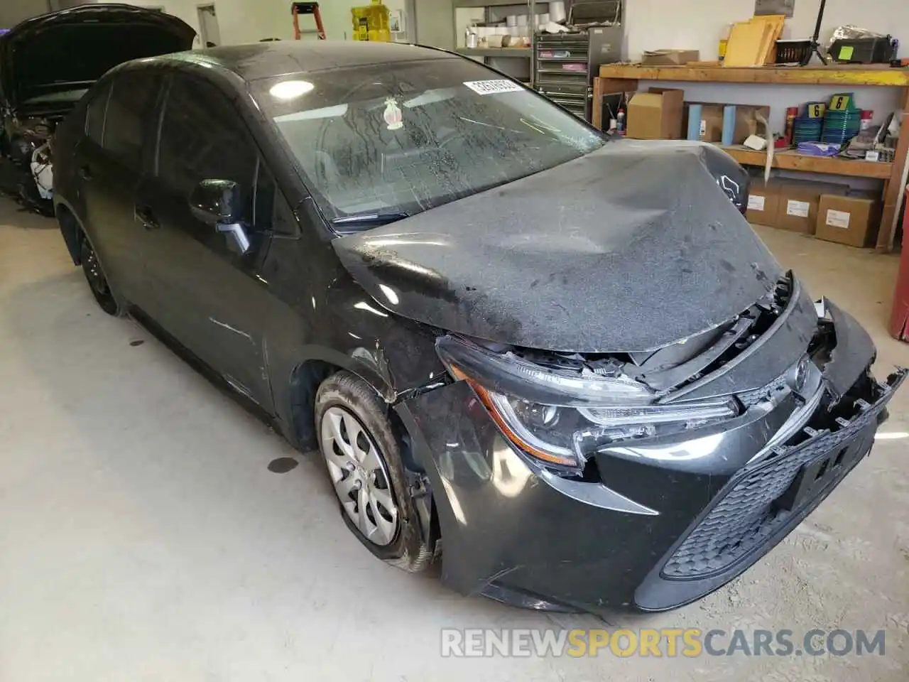 1 Photograph of a damaged car JTDEPRAE4LJ069126 TOYOTA COROLLA 2020