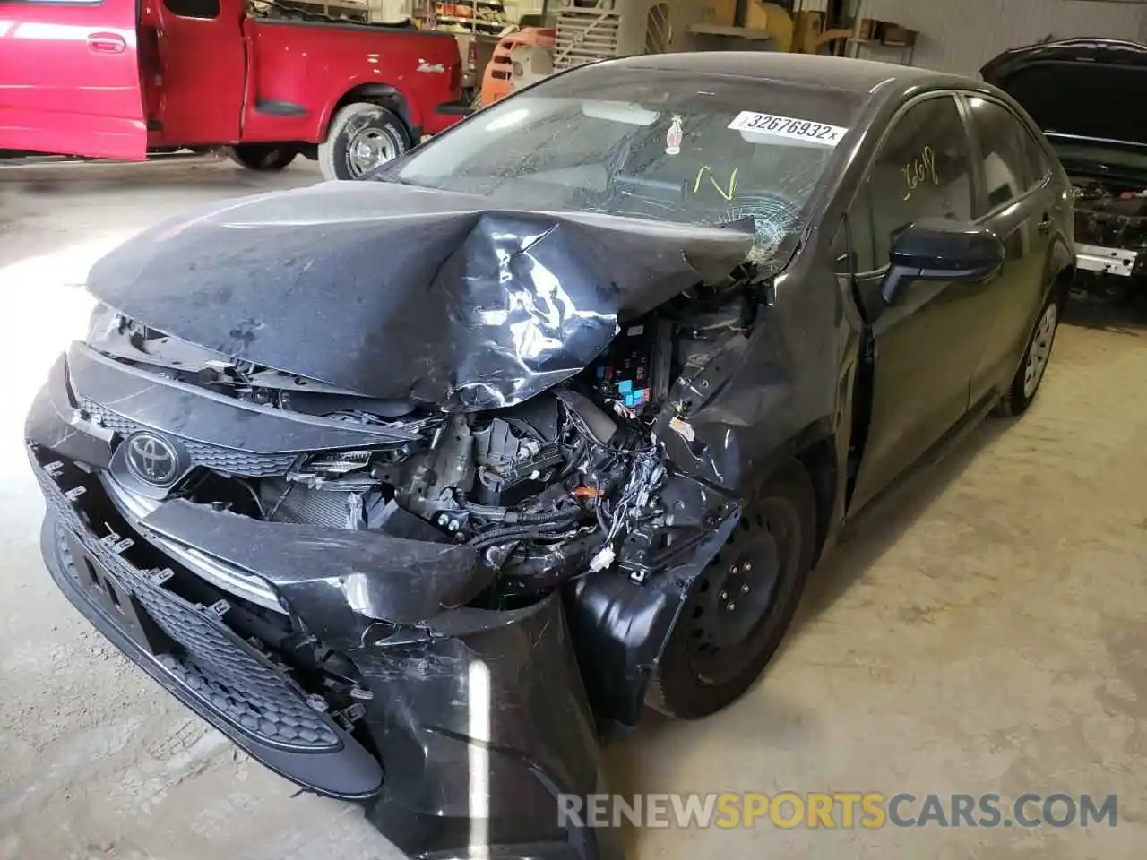 2 Photograph of a damaged car JTDEPRAE4LJ069126 TOYOTA COROLLA 2020