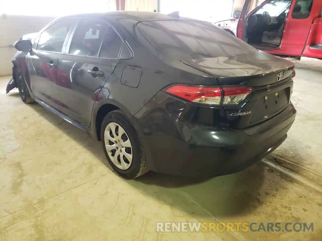 3 Photograph of a damaged car JTDEPRAE4LJ069126 TOYOTA COROLLA 2020