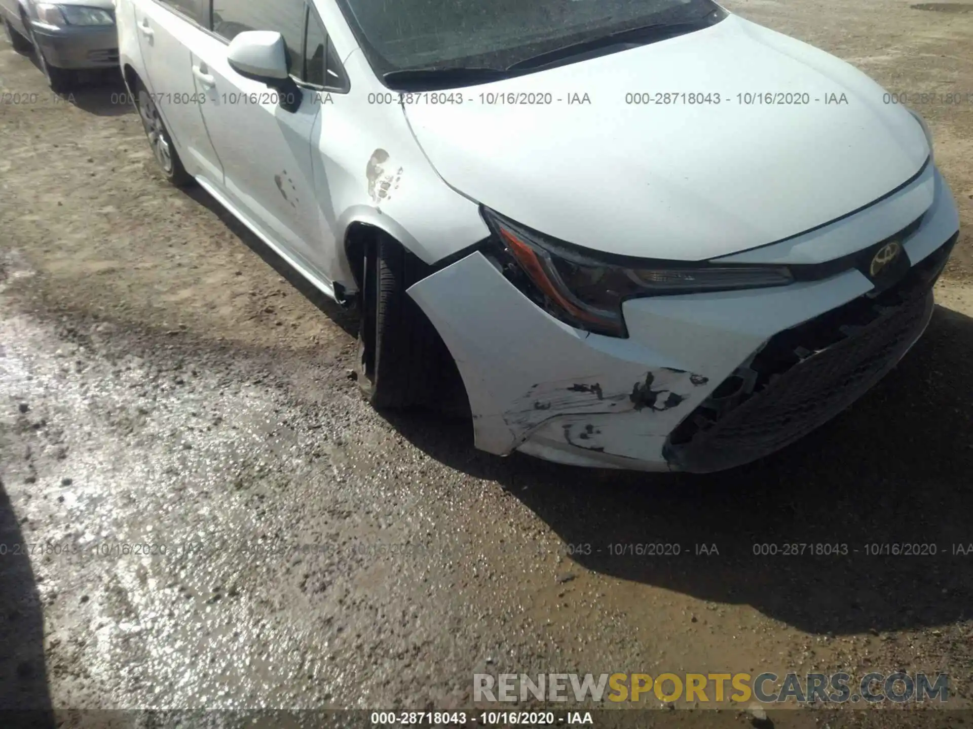 6 Photograph of a damaged car JTDEPRAE4LJ069305 TOYOTA COROLLA 2020