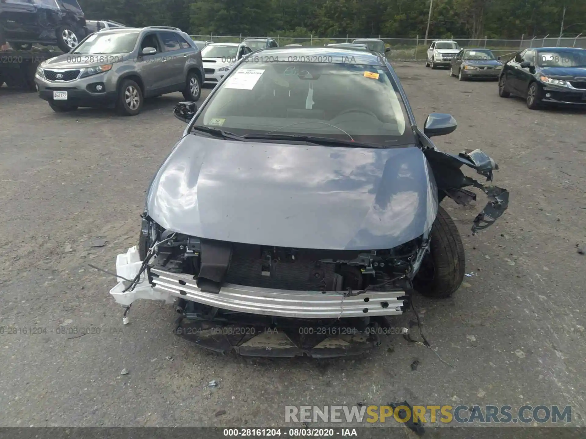 6 Photograph of a damaged car JTDEPRAE4LJ069367 TOYOTA COROLLA 2020