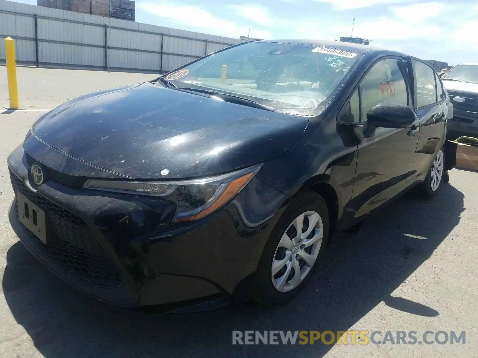 2 Photograph of a damaged car JTDEPRAE4LJ069496 TOYOTA COROLLA 2020