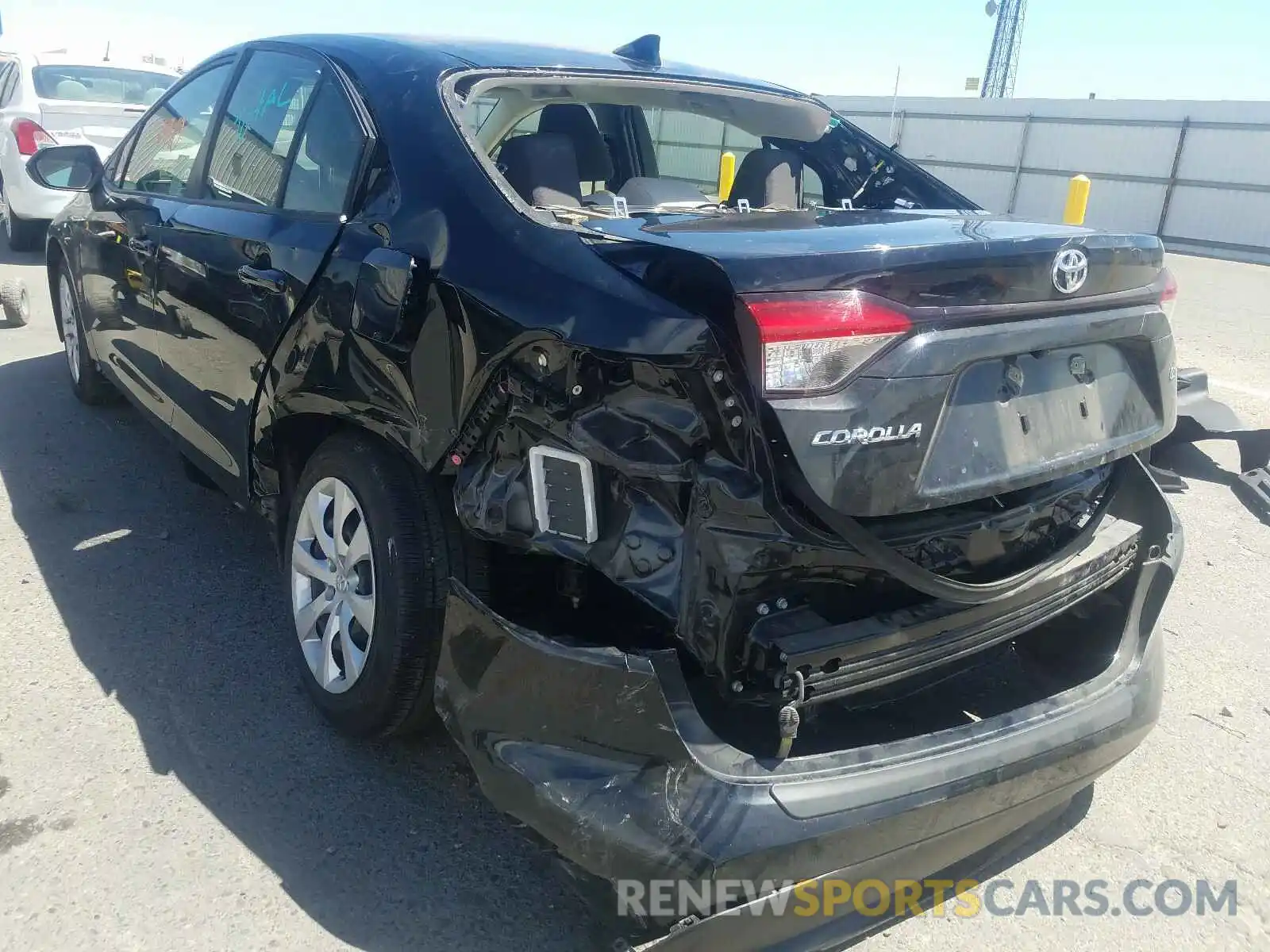 3 Photograph of a damaged car JTDEPRAE4LJ069496 TOYOTA COROLLA 2020