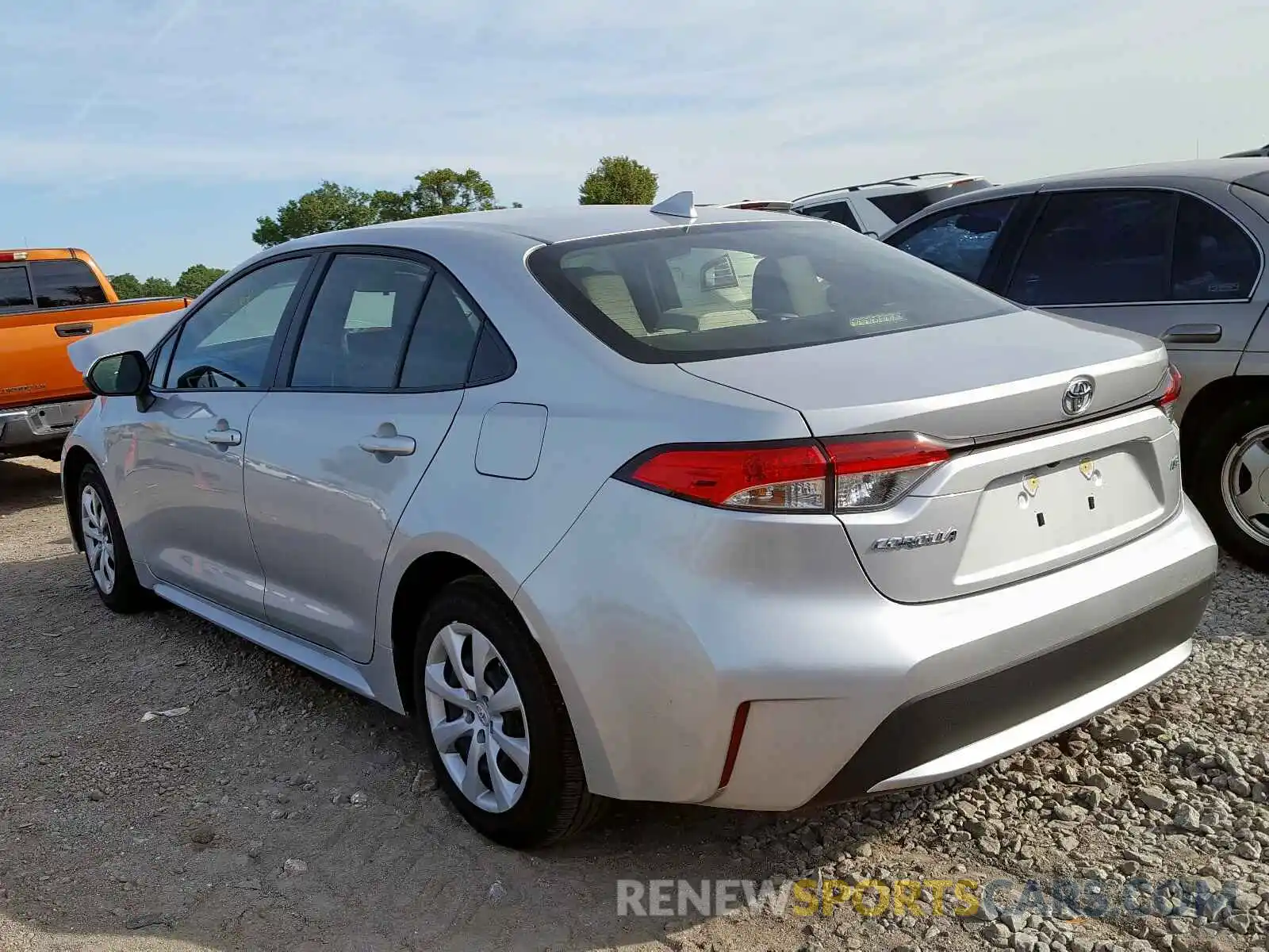 3 Photograph of a damaged car JTDEPRAE4LJ069613 TOYOTA COROLLA 2020