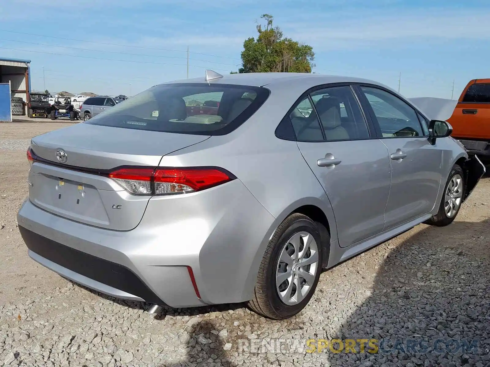 4 Photograph of a damaged car JTDEPRAE4LJ069613 TOYOTA COROLLA 2020