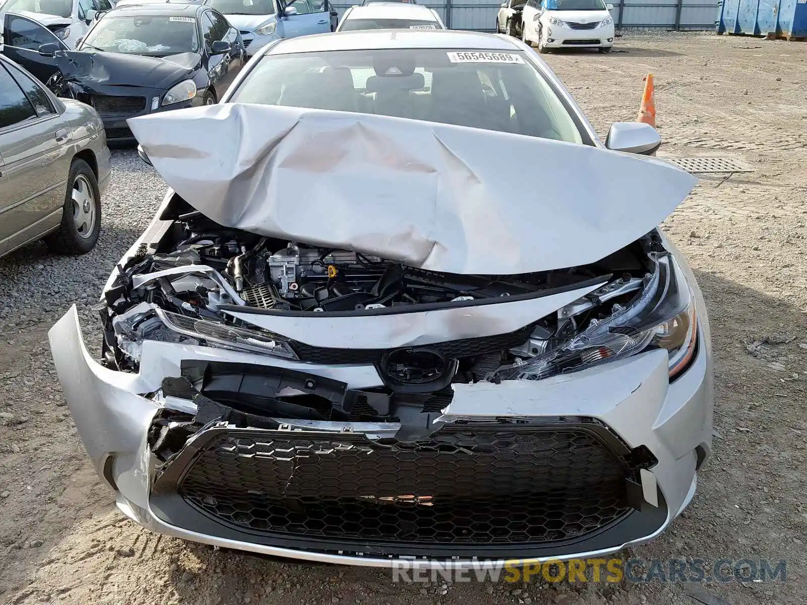 9 Photograph of a damaged car JTDEPRAE4LJ069613 TOYOTA COROLLA 2020