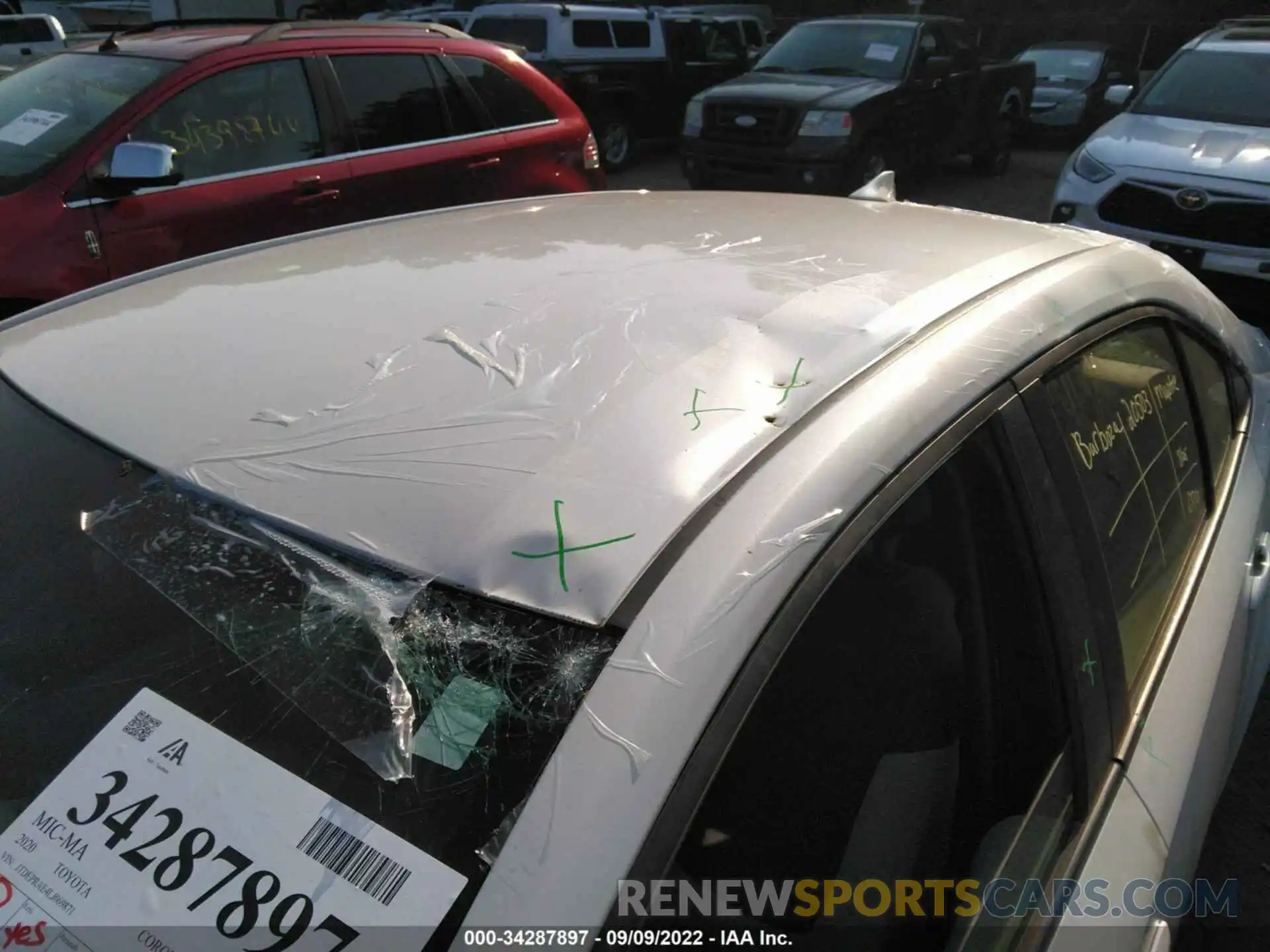 6 Photograph of a damaged car JTDEPRAE4LJ069871 TOYOTA COROLLA 2020