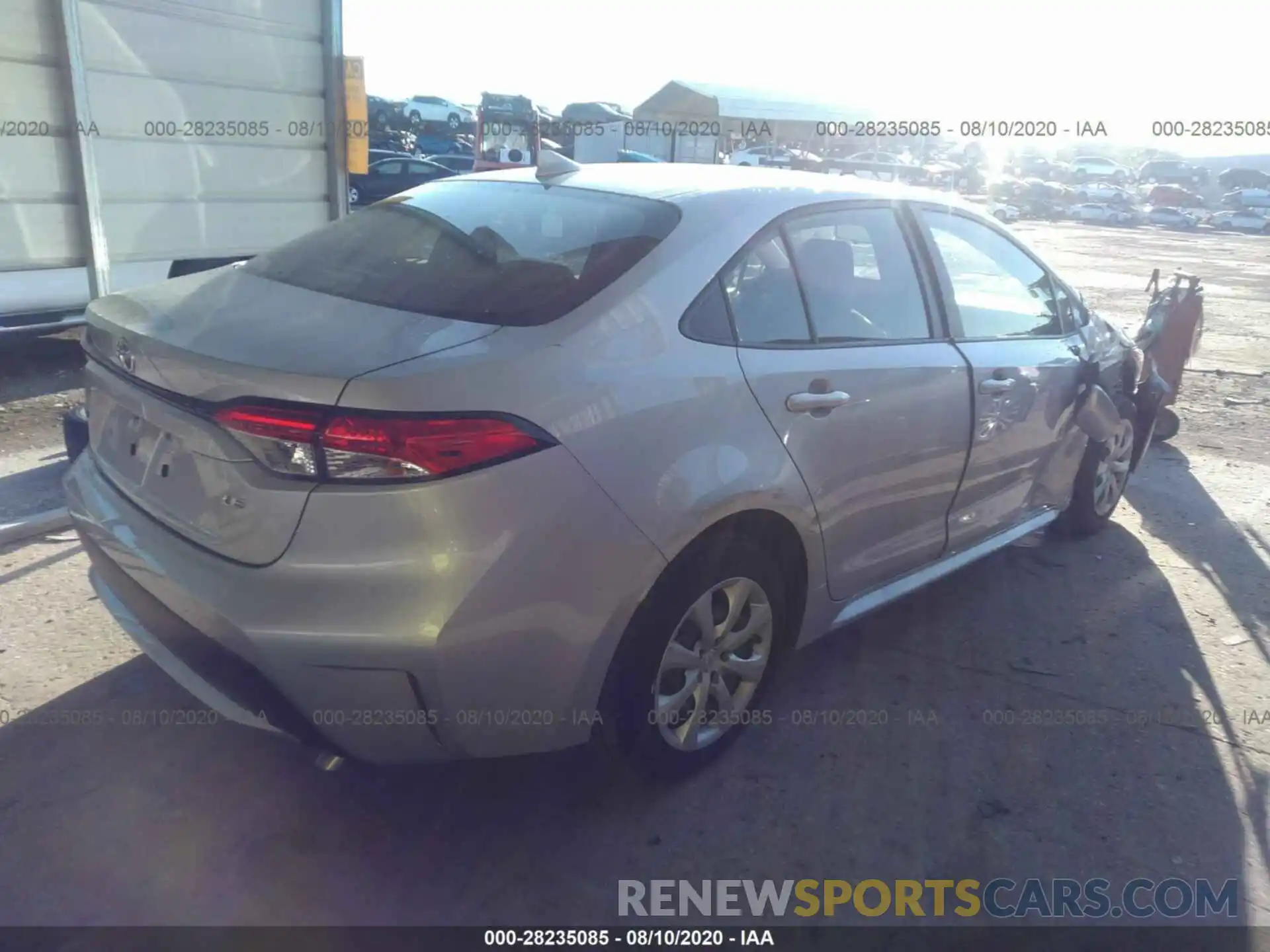 4 Photograph of a damaged car JTDEPRAE4LJ070308 TOYOTA COROLLA 2020