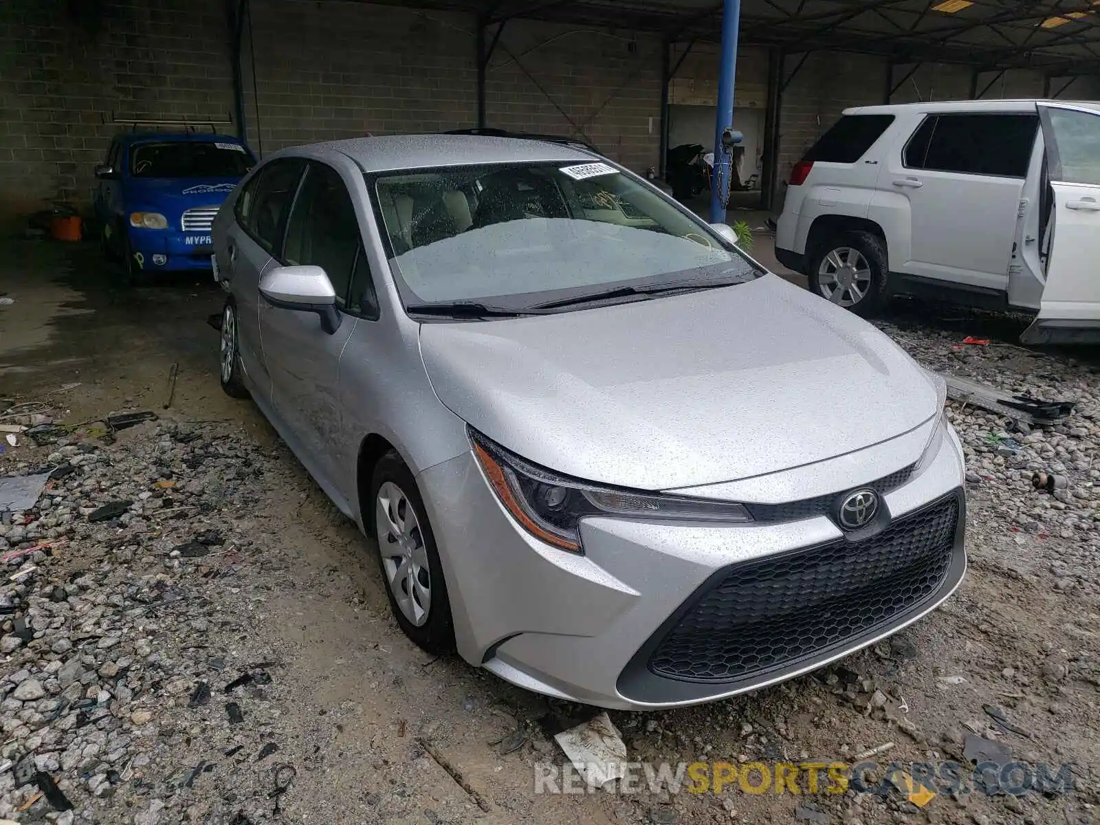 1 Photograph of a damaged car JTDEPRAE4LJ071765 TOYOTA COROLLA 2020