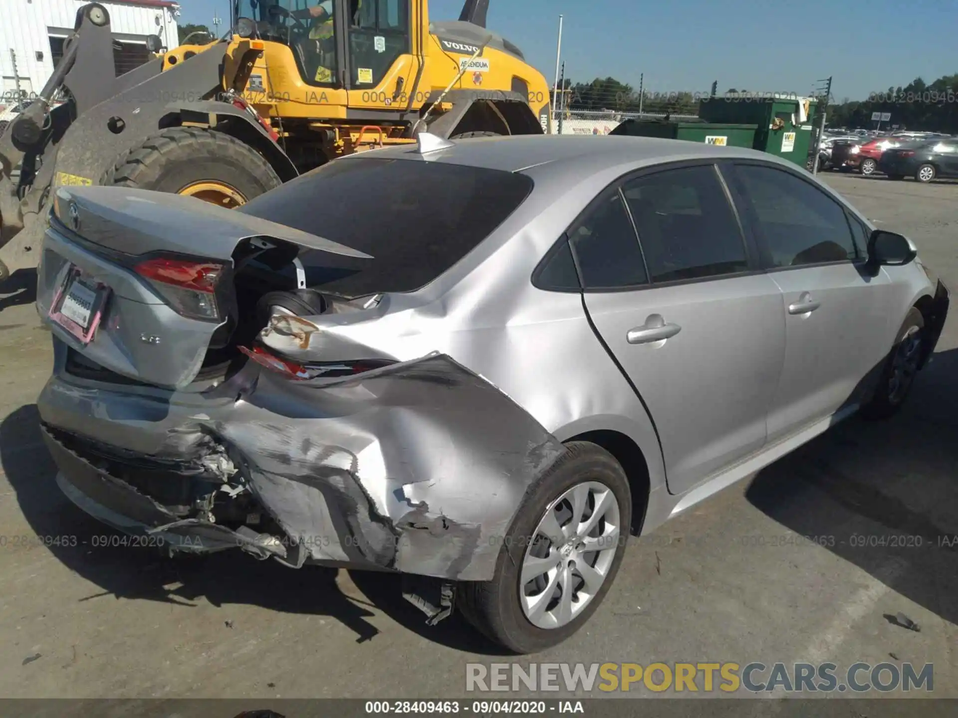 6 Photograph of a damaged car JTDEPRAE4LJ071801 TOYOTA COROLLA 2020