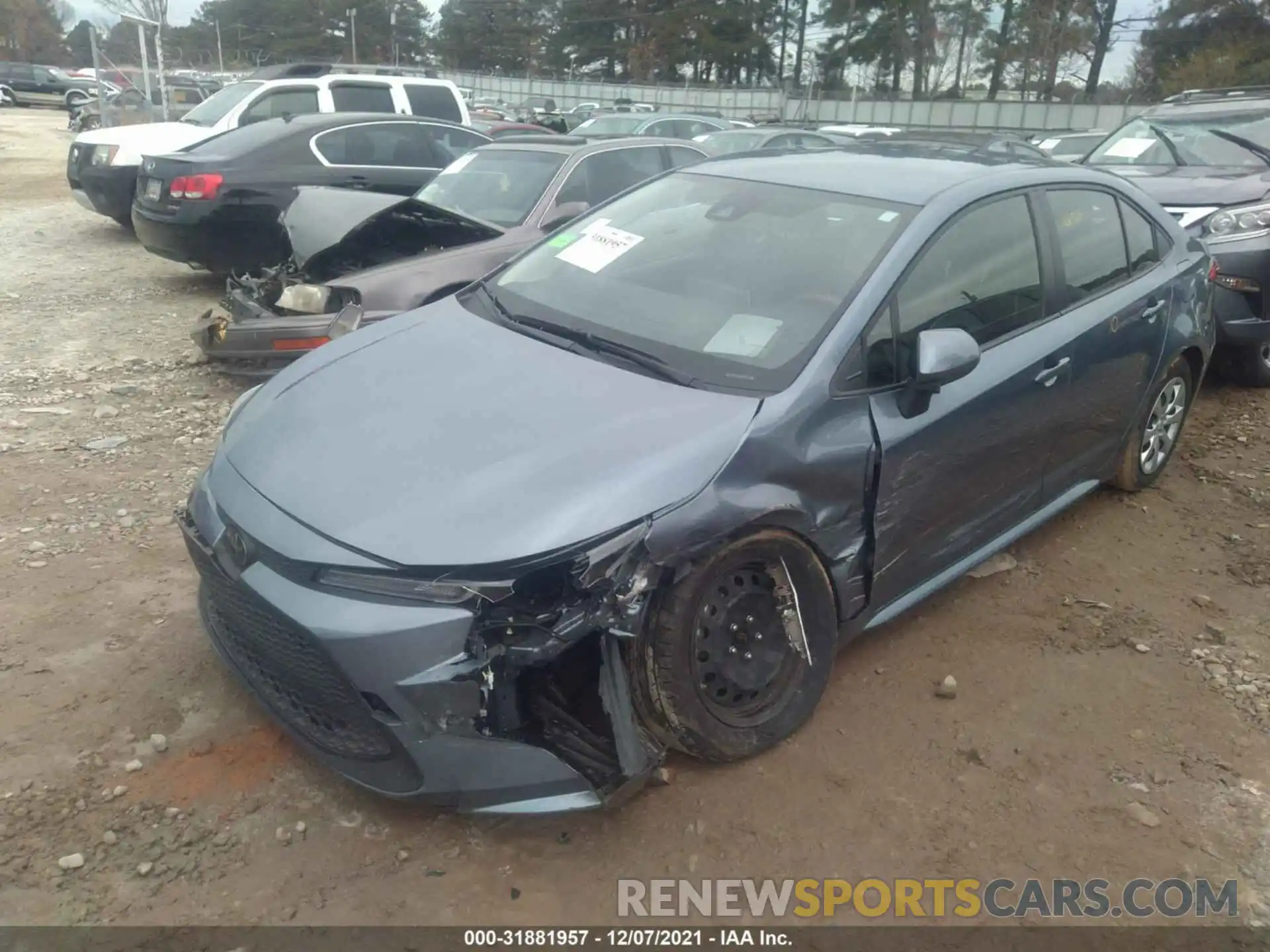 6 Photograph of a damaged car JTDEPRAE4LJ072060 TOYOTA COROLLA 2020