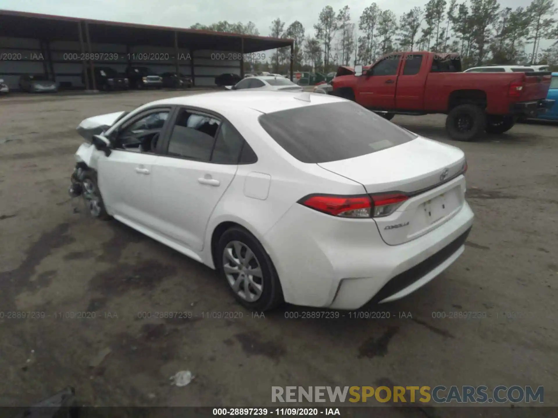 3 Photograph of a damaged car JTDEPRAE4LJ072575 TOYOTA COROLLA 2020