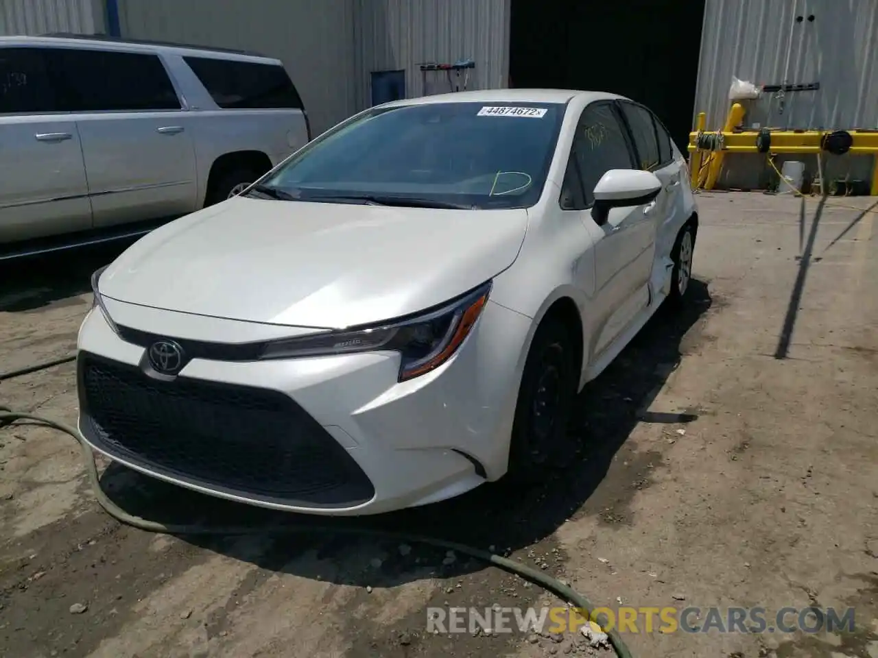 2 Photograph of a damaged car JTDEPRAE4LJ074598 TOYOTA COROLLA 2020