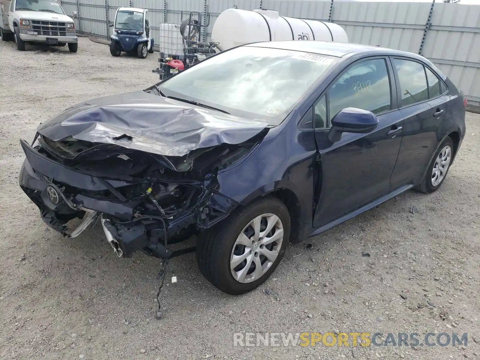 2 Photograph of a damaged car JTDEPRAE4LJ076822 TOYOTA COROLLA 2020