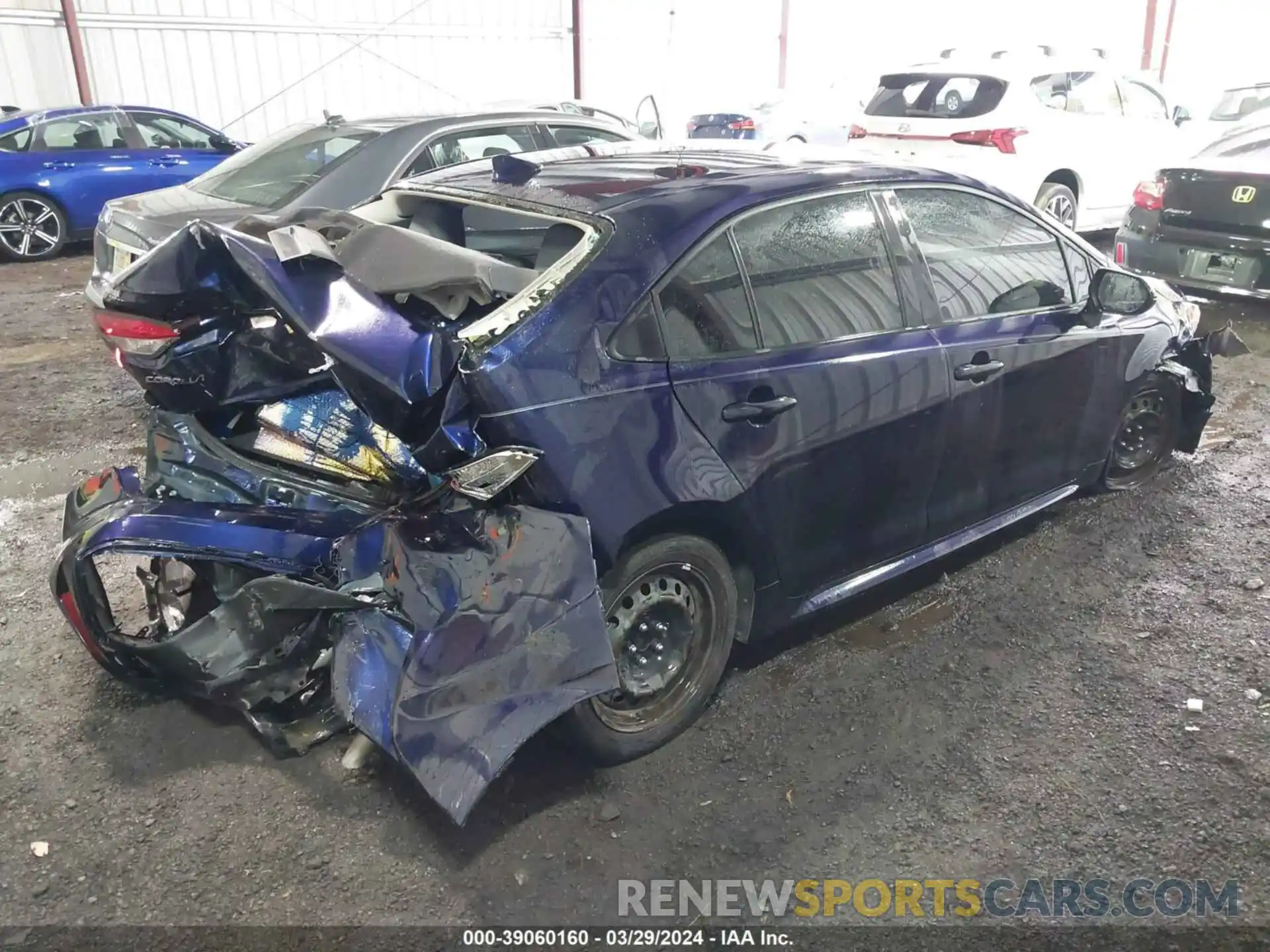 4 Photograph of a damaged car JTDEPRAE4LJ076979 TOYOTA COROLLA 2020