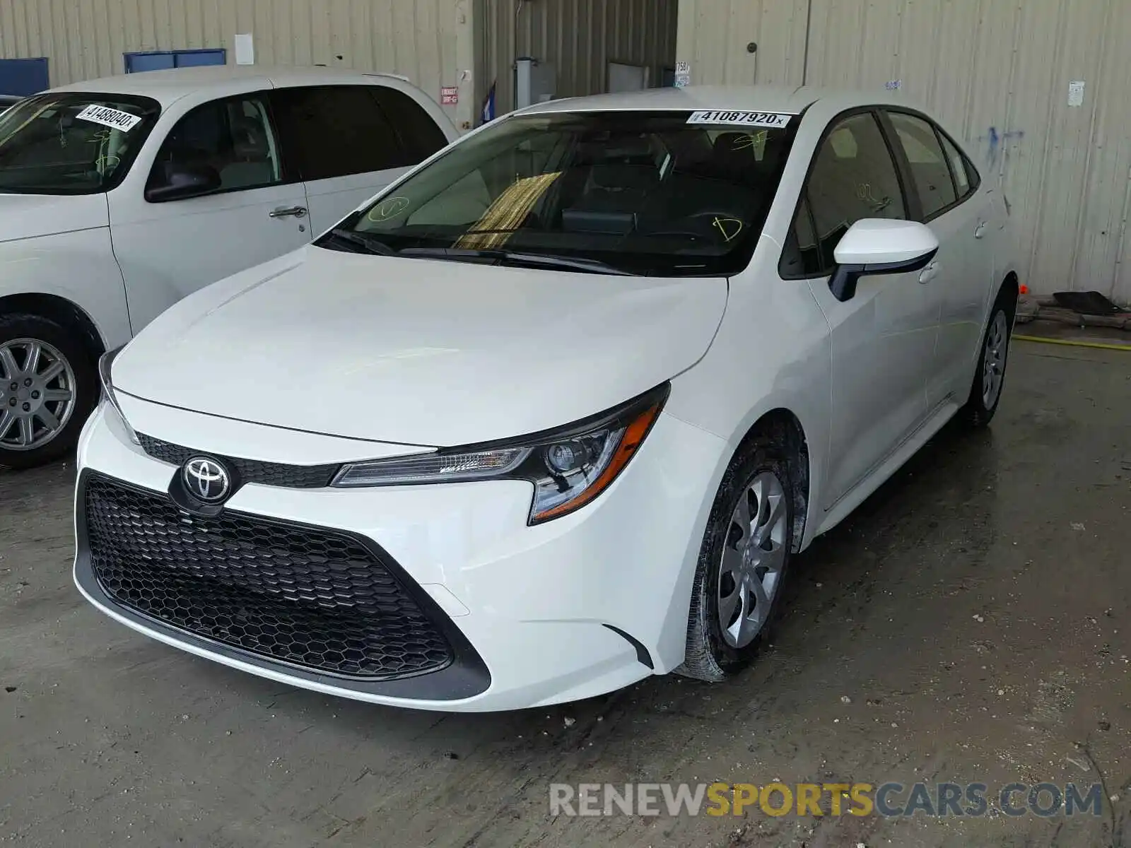 2 Photograph of a damaged car JTDEPRAE4LJ079252 TOYOTA COROLLA 2020