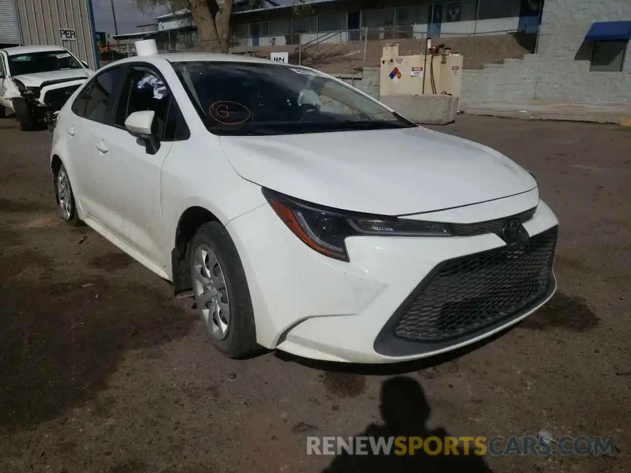 1 Photograph of a damaged car JTDEPRAE4LJ079977 TOYOTA COROLLA 2020