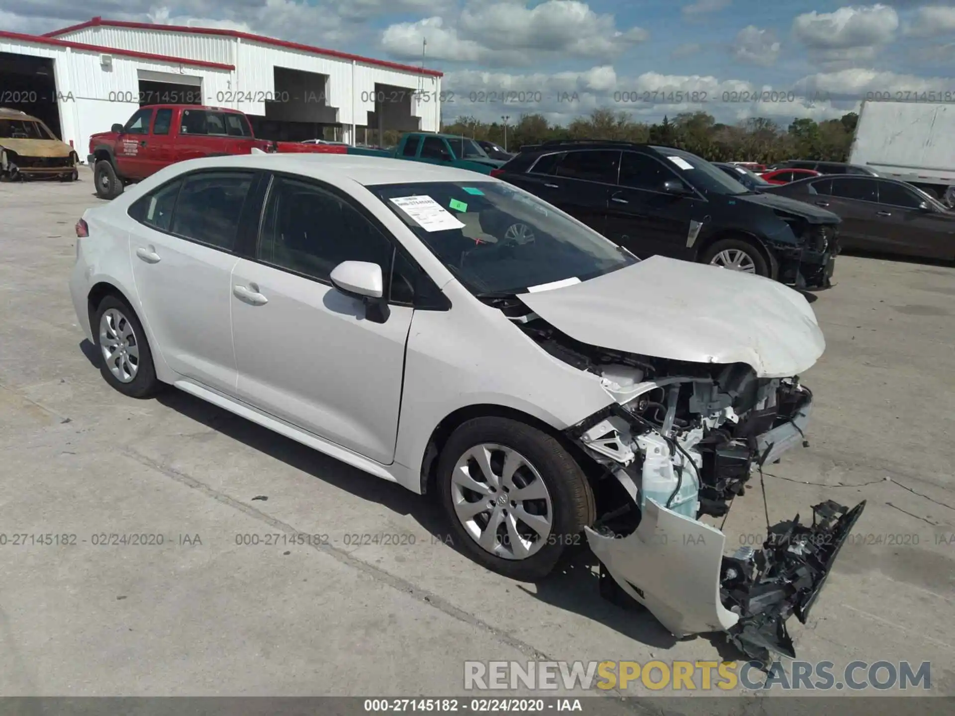 1 Photograph of a damaged car JTDEPRAE4LJ080109 TOYOTA COROLLA 2020