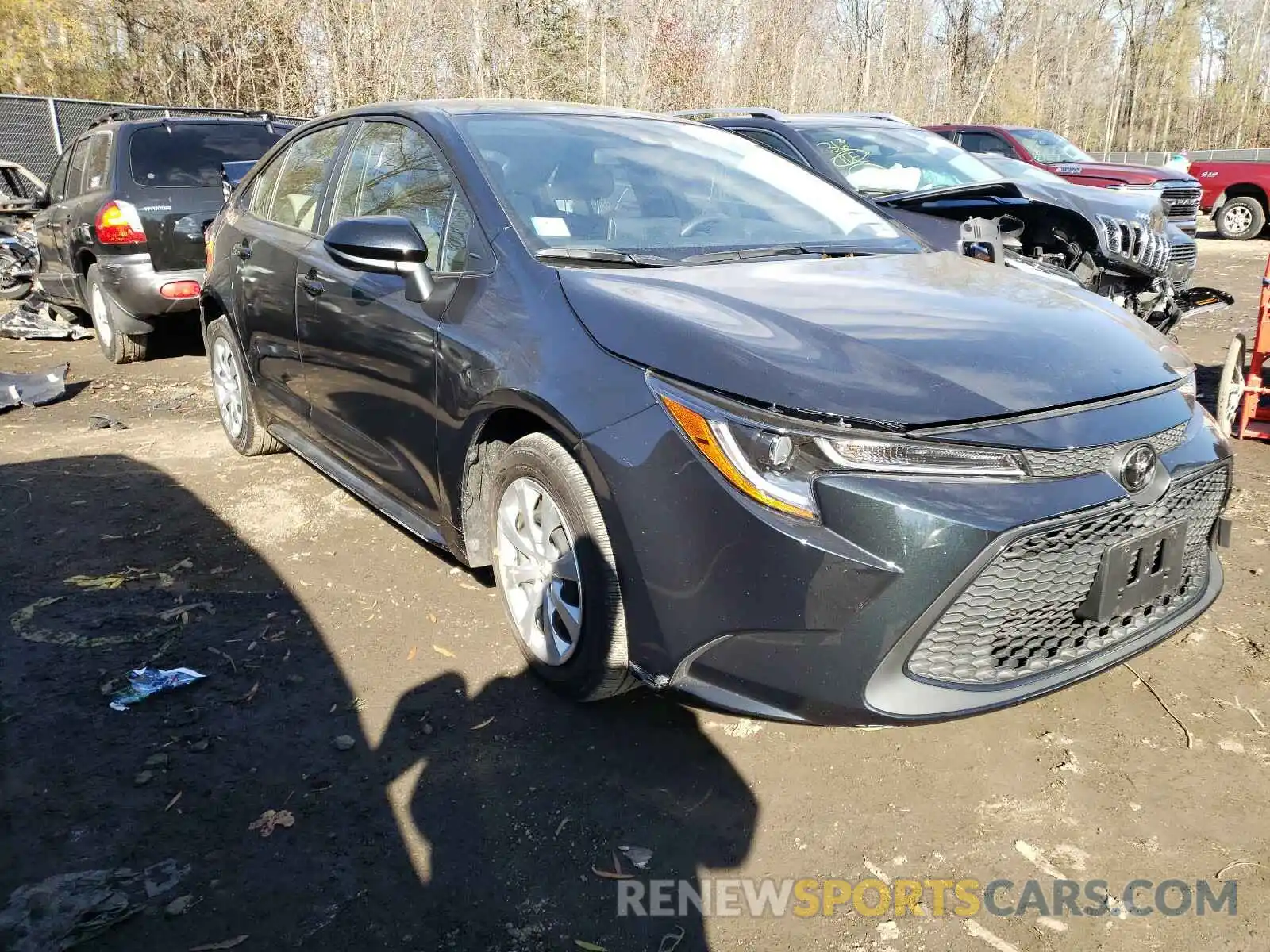 1 Photograph of a damaged car JTDEPRAE4LJ080580 TOYOTA COROLLA 2020