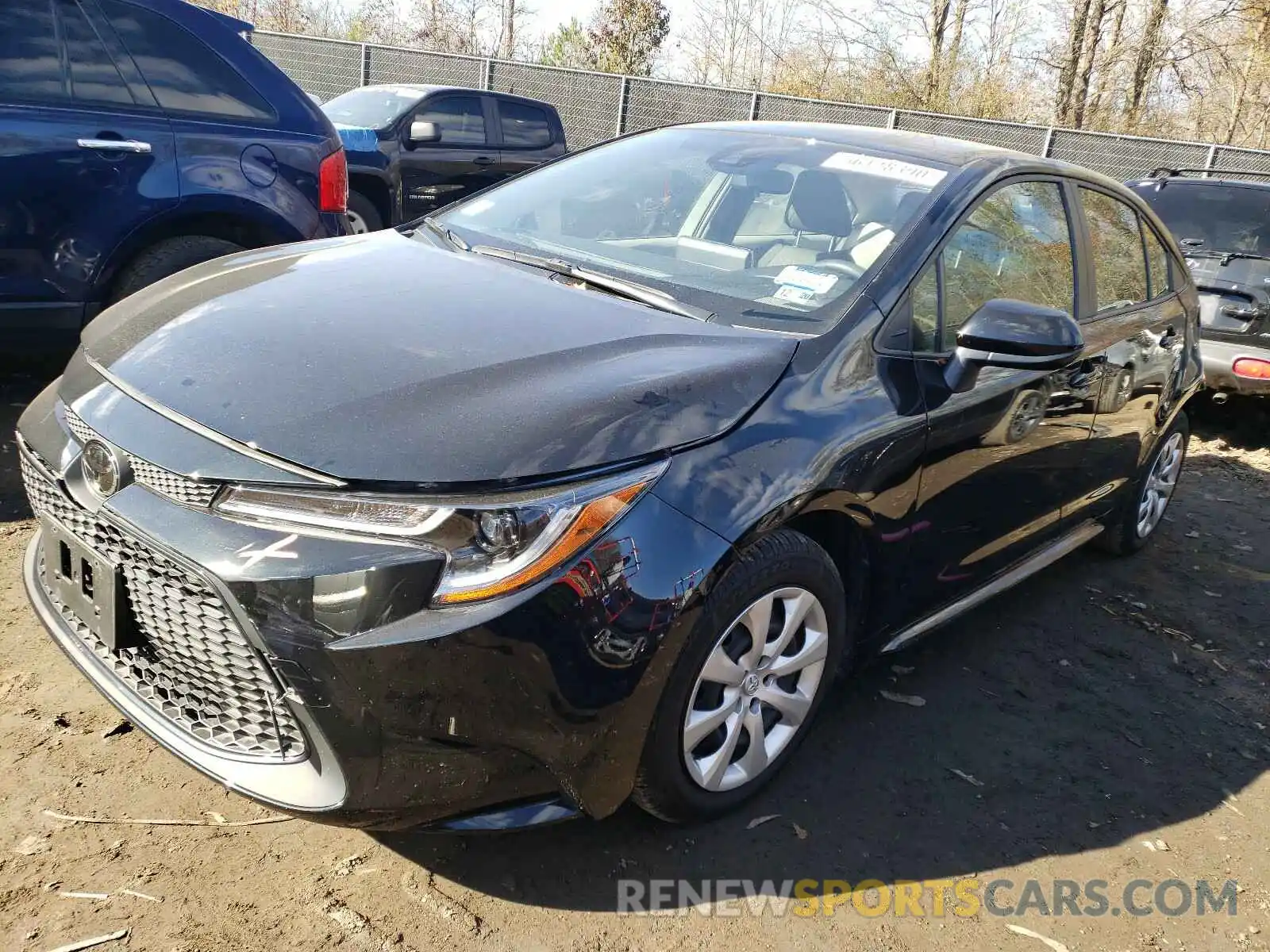 2 Photograph of a damaged car JTDEPRAE4LJ080580 TOYOTA COROLLA 2020