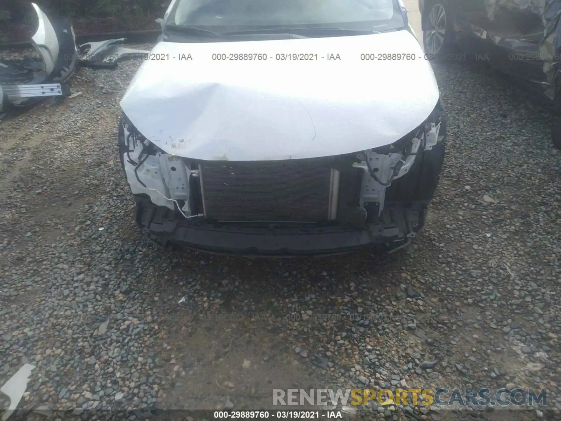 6 Photograph of a damaged car JTDEPRAE4LJ080708 TOYOTA COROLLA 2020