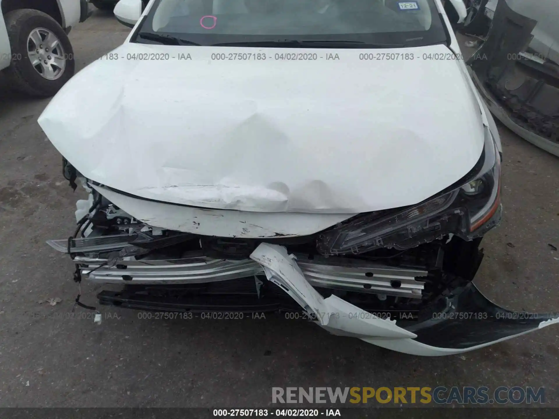 6 Photograph of a damaged car JTDEPRAE4LJ081485 TOYOTA COROLLA 2020