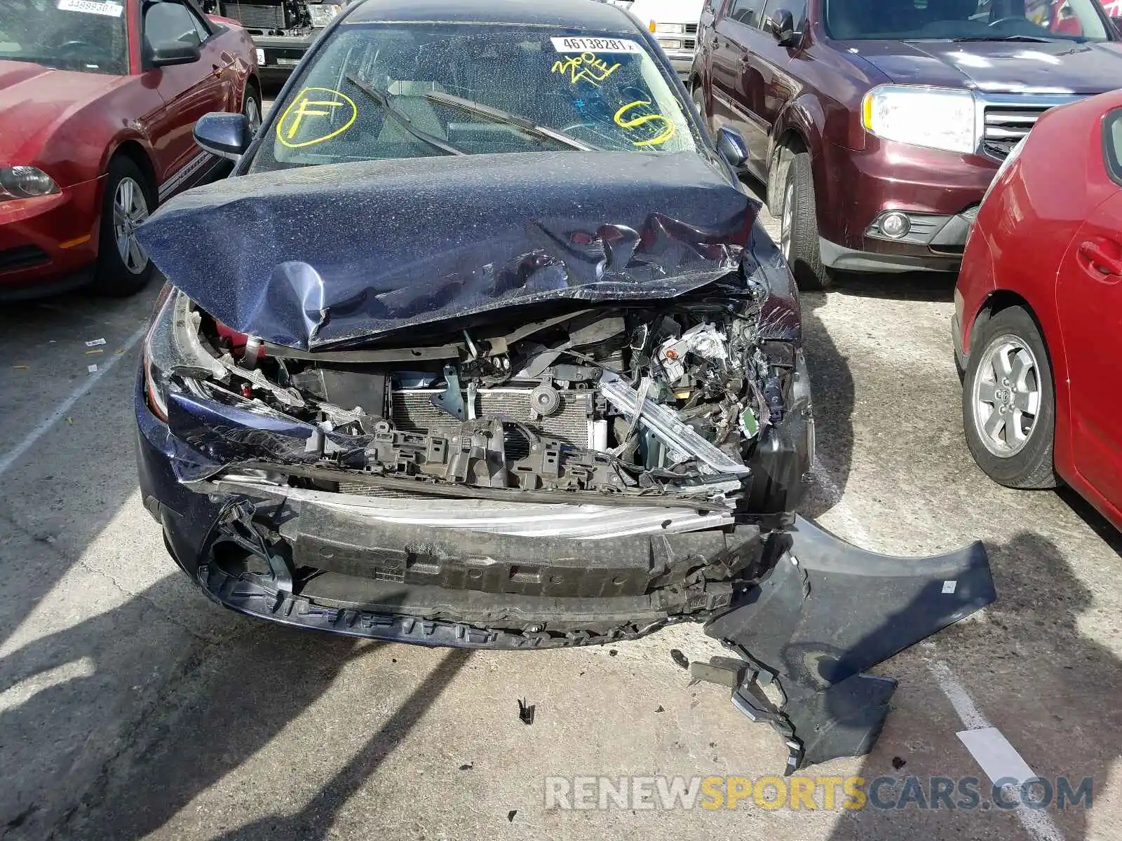 9 Photograph of a damaged car JTDEPRAE4LJ081552 TOYOTA COROLLA 2020