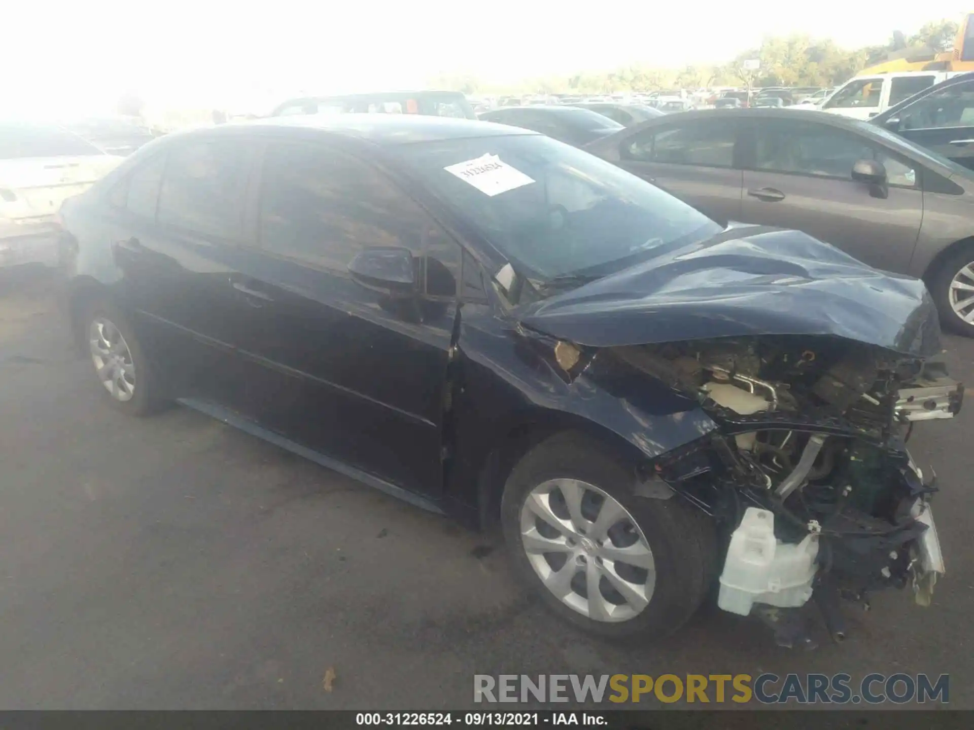 1 Photograph of a damaged car JTDEPRAE4LJ081647 TOYOTA COROLLA 2020