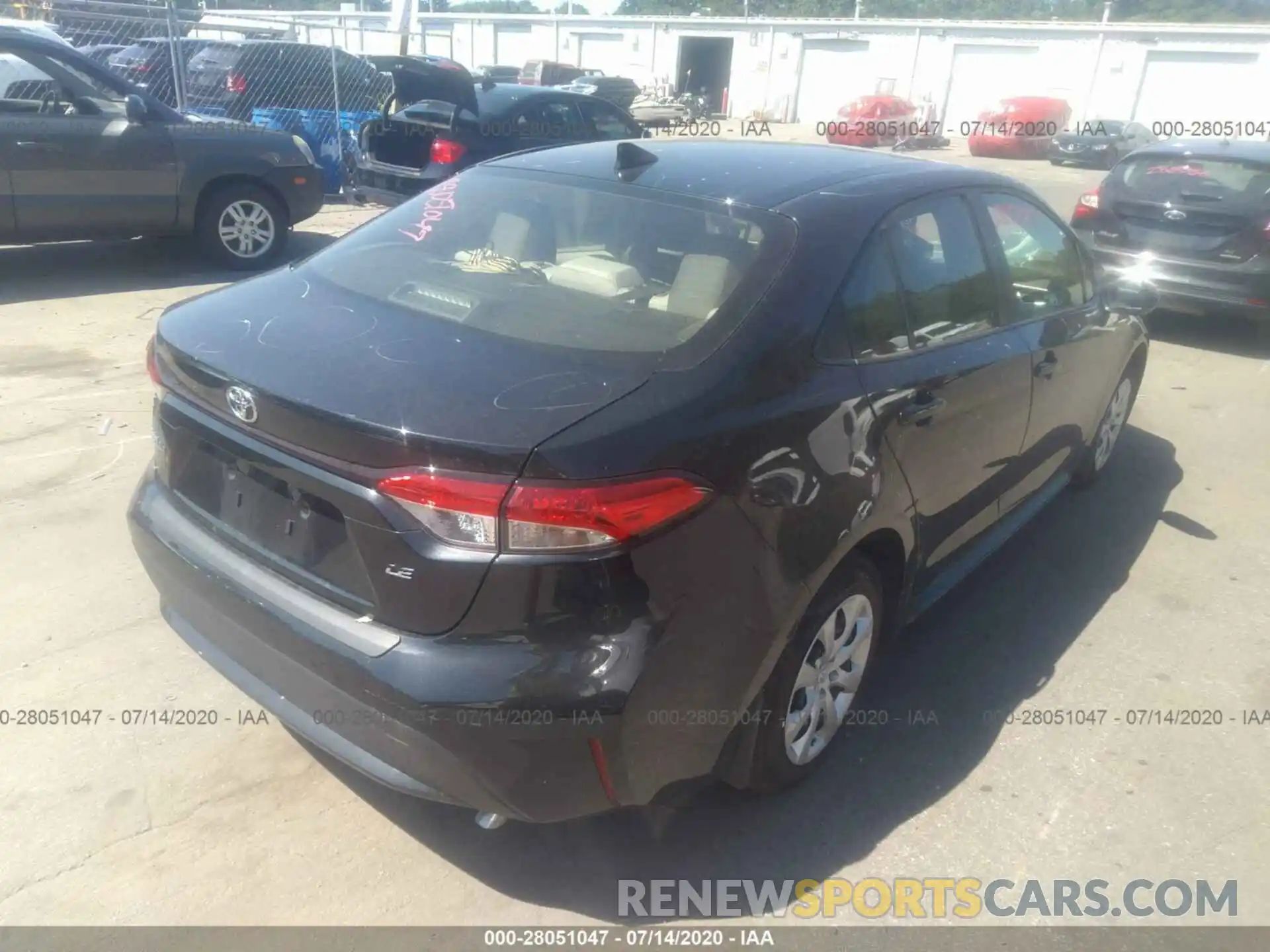 4 Photograph of a damaged car JTDEPRAE4LJ082488 TOYOTA COROLLA 2020