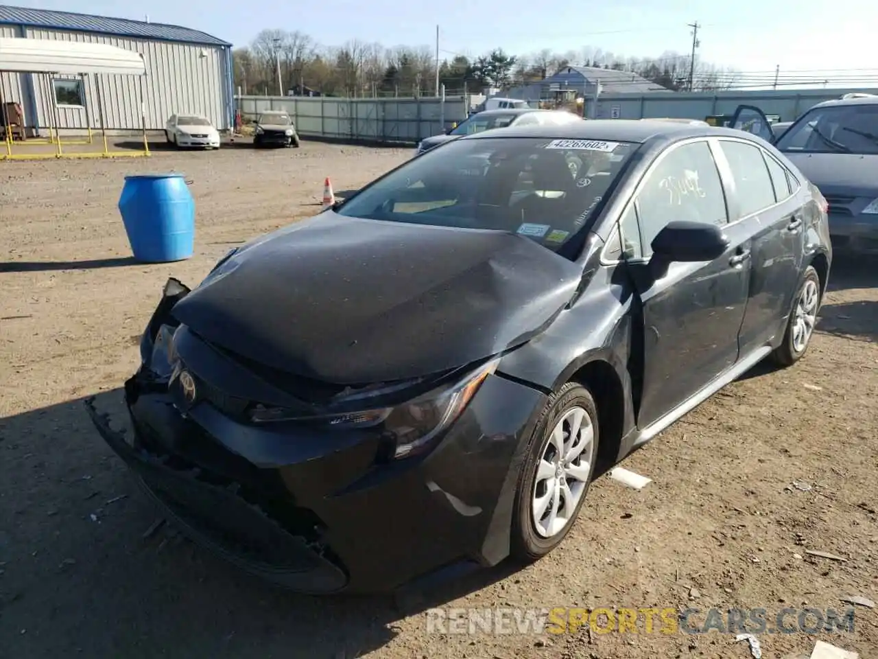 2 Photograph of a damaged car JTDEPRAE4LJ082653 TOYOTA COROLLA 2020