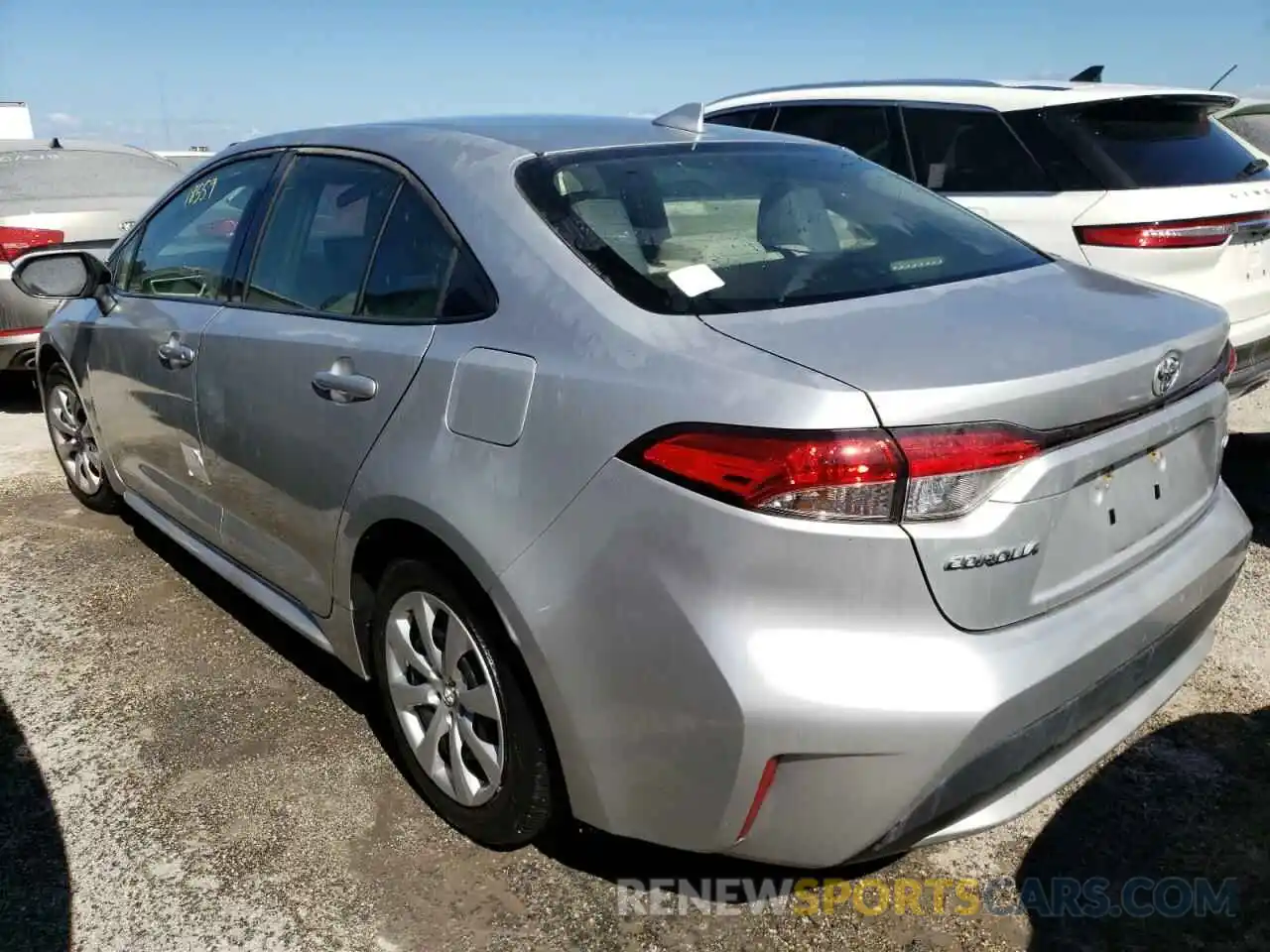 3 Photograph of a damaged car JTDEPRAE4LJ082863 TOYOTA COROLLA 2020