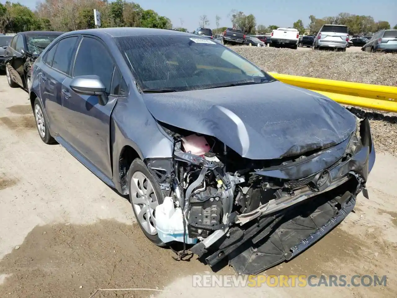 1 Photograph of a damaged car JTDEPRAE4LJ082930 TOYOTA COROLLA 2020