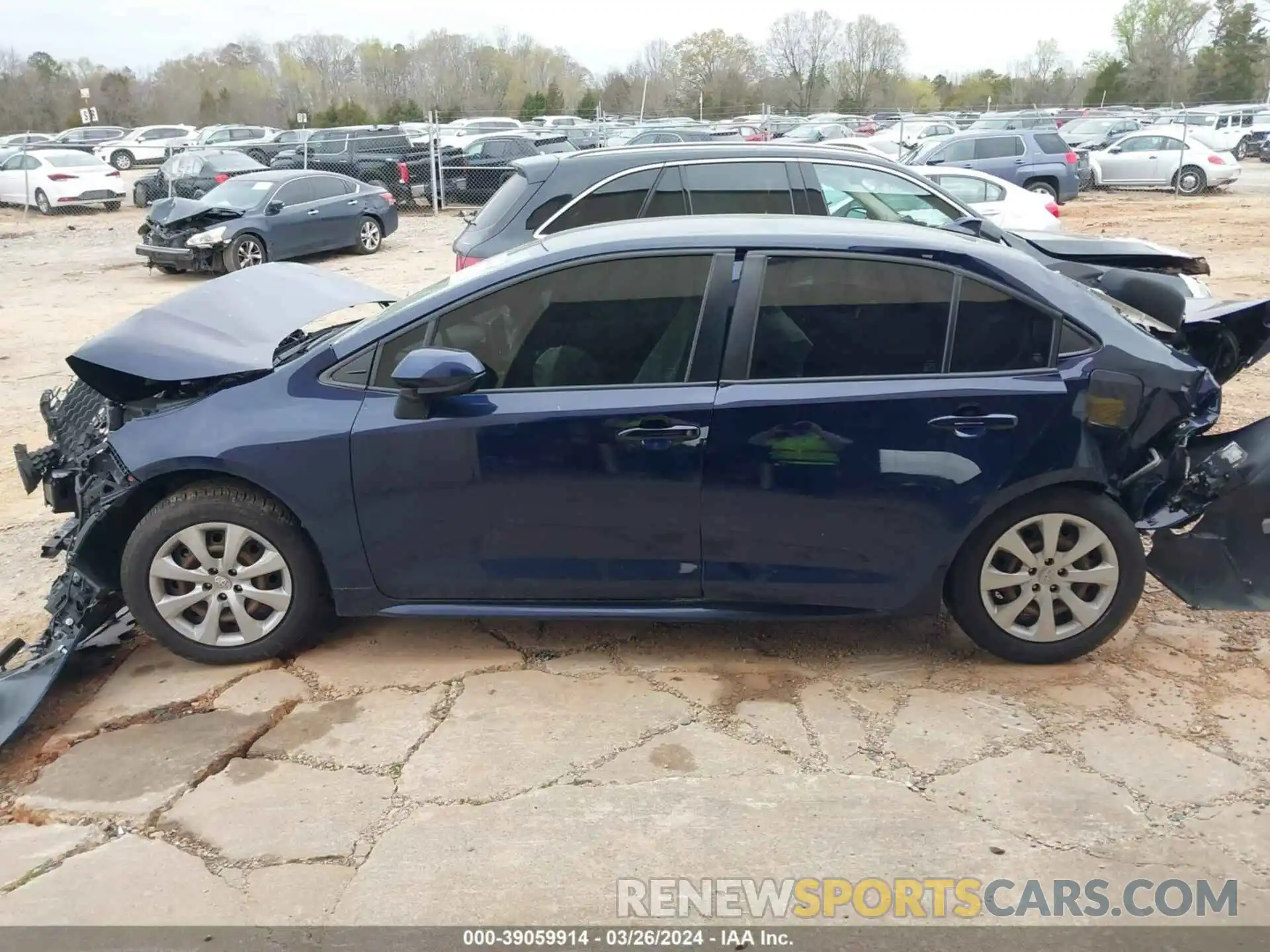 13 Photograph of a damaged car JTDEPRAE4LJ083088 TOYOTA COROLLA 2020