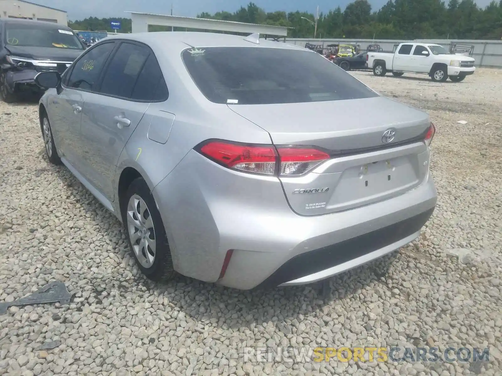 3 Photograph of a damaged car JTDEPRAE4LJ083513 TOYOTA COROLLA 2020