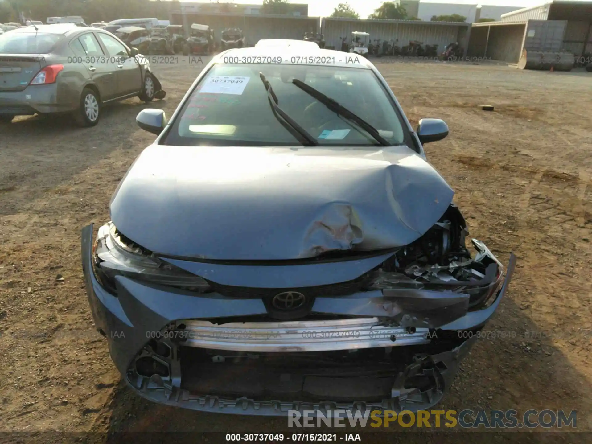 6 Photograph of a damaged car JTDEPRAE4LJ084130 TOYOTA COROLLA 2020