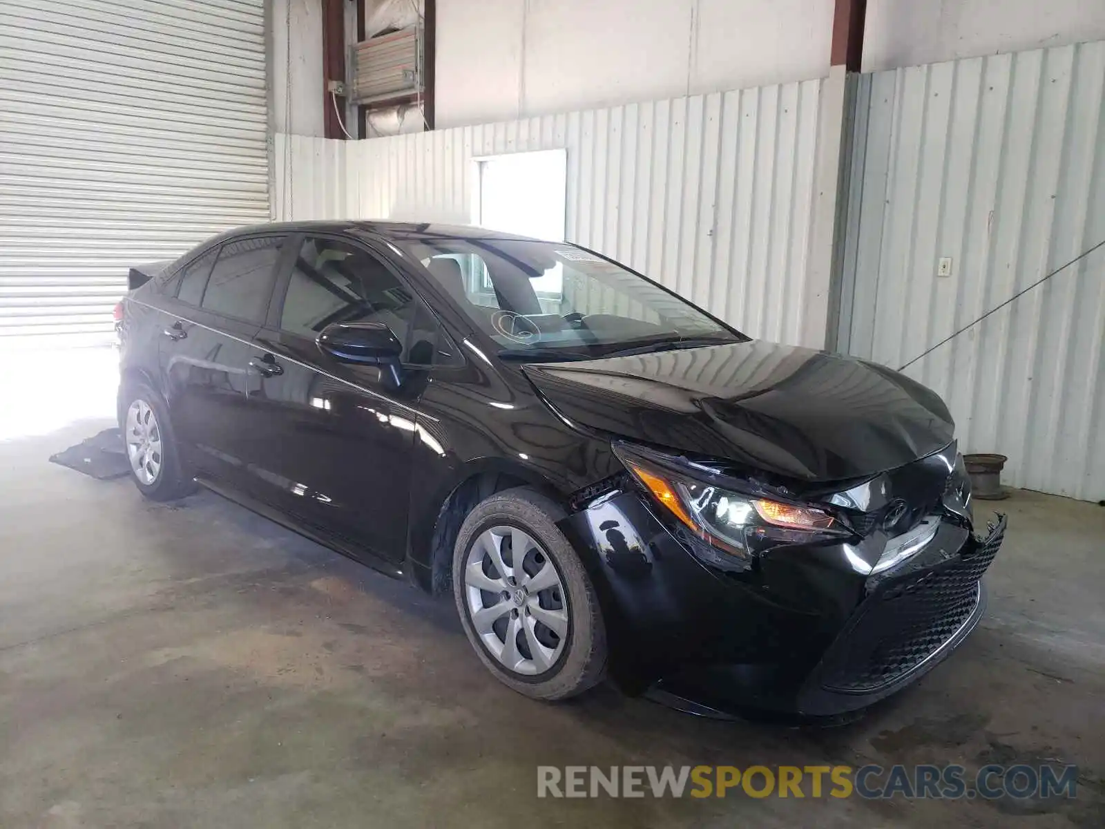 1 Photograph of a damaged car JTDEPRAE4LJ084449 TOYOTA COROLLA 2020