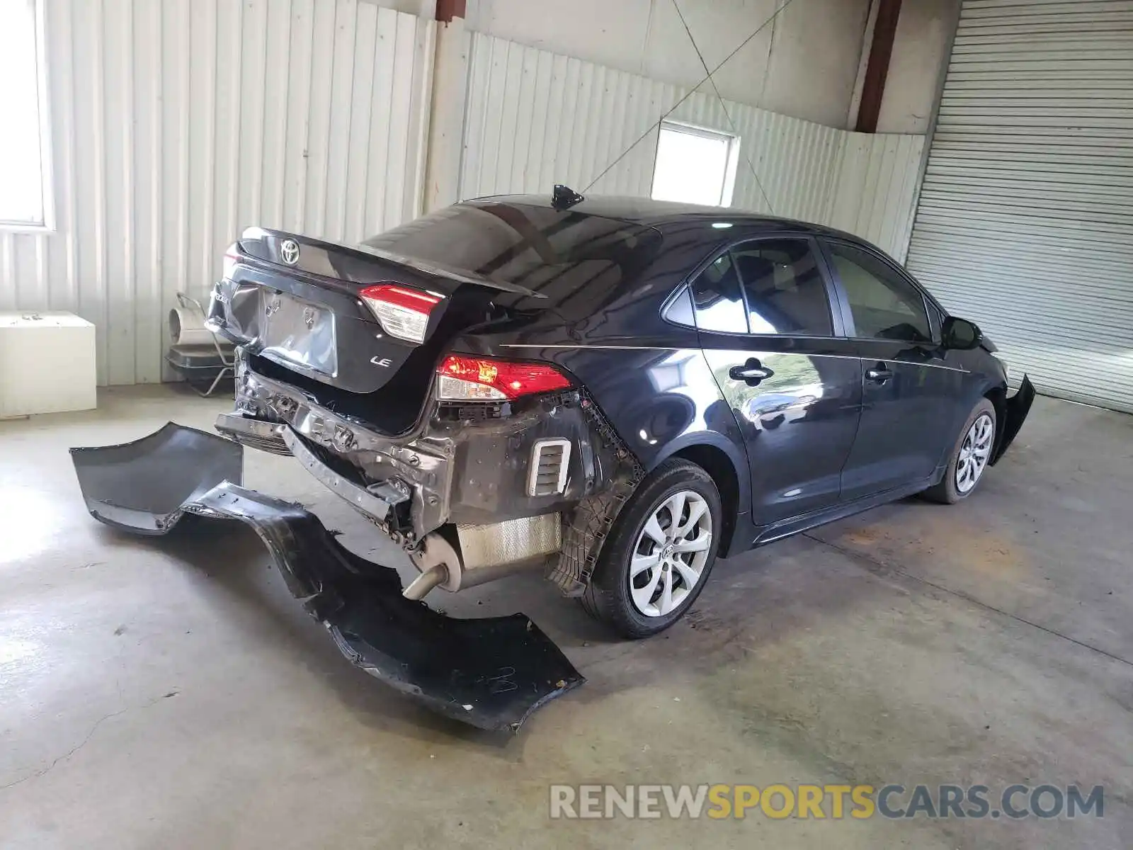 4 Photograph of a damaged car JTDEPRAE4LJ084449 TOYOTA COROLLA 2020