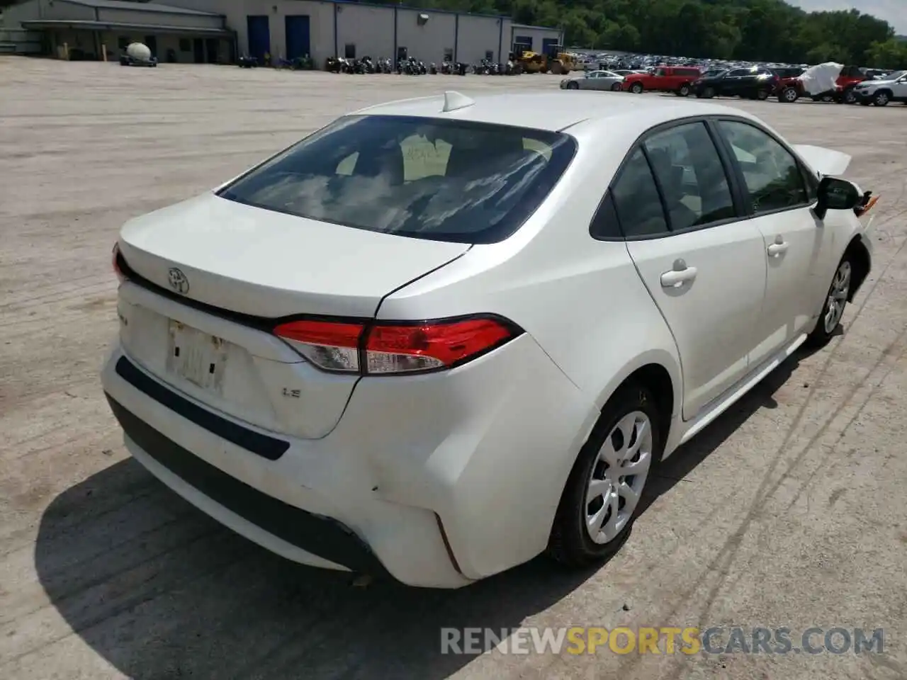 4 Photograph of a damaged car JTDEPRAE4LJ084578 TOYOTA COROLLA 2020