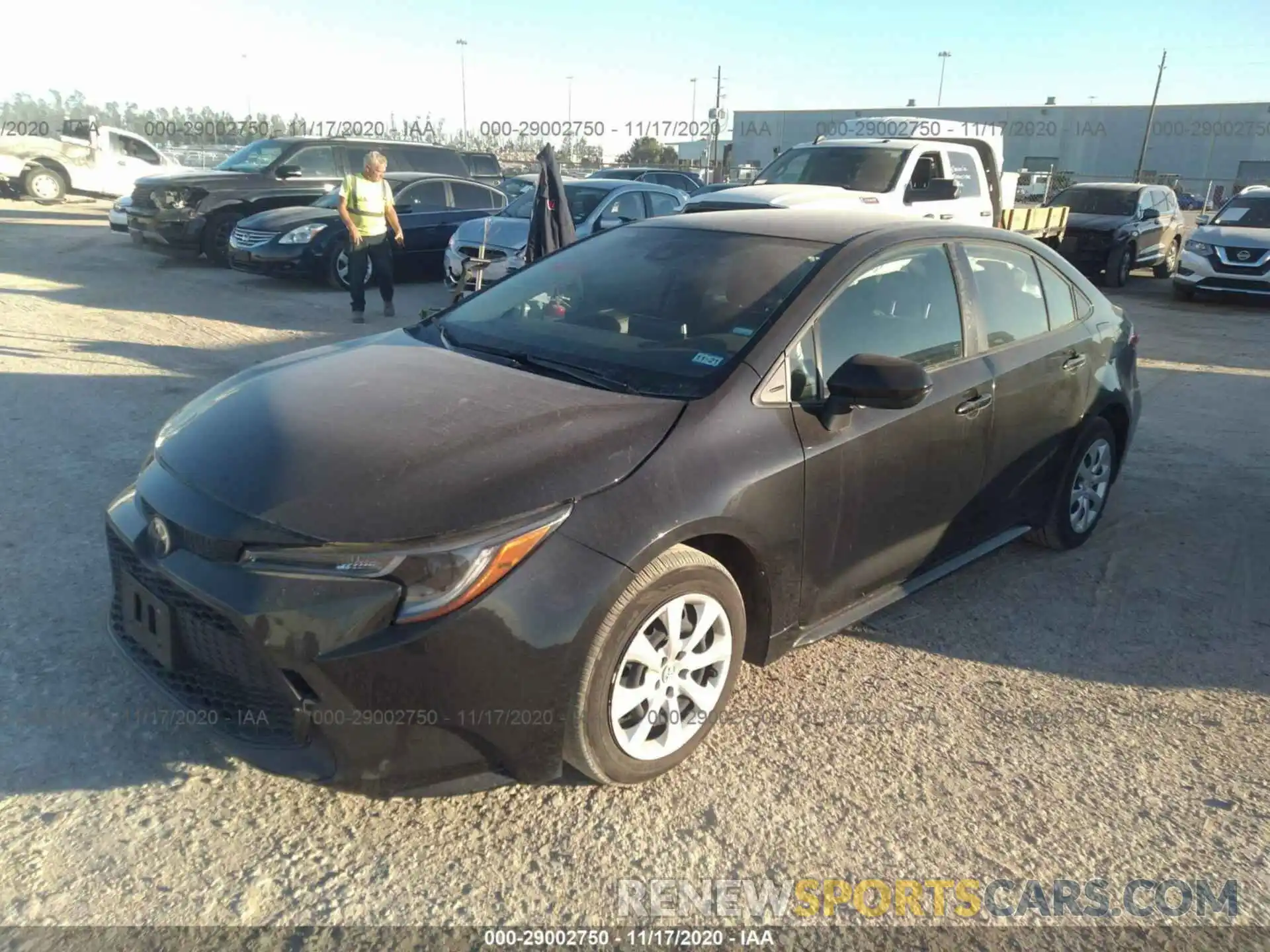 2 Photograph of a damaged car JTDEPRAE4LJ085245 TOYOTA COROLLA 2020