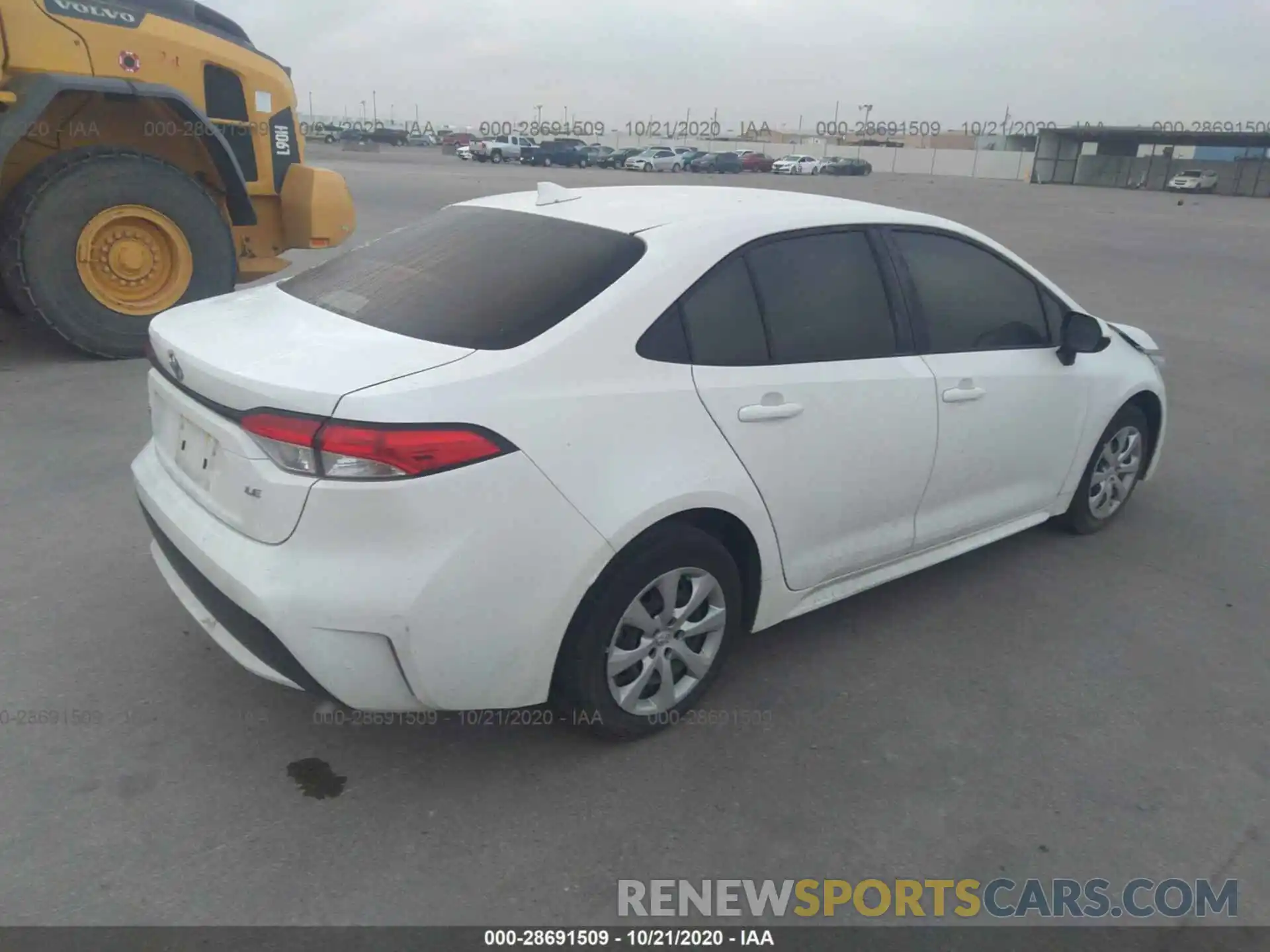 4 Photograph of a damaged car JTDEPRAE4LJ085388 TOYOTA COROLLA 2020