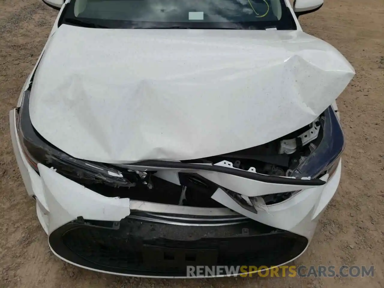 7 Photograph of a damaged car JTDEPRAE4LJ085505 TOYOTA COROLLA 2020