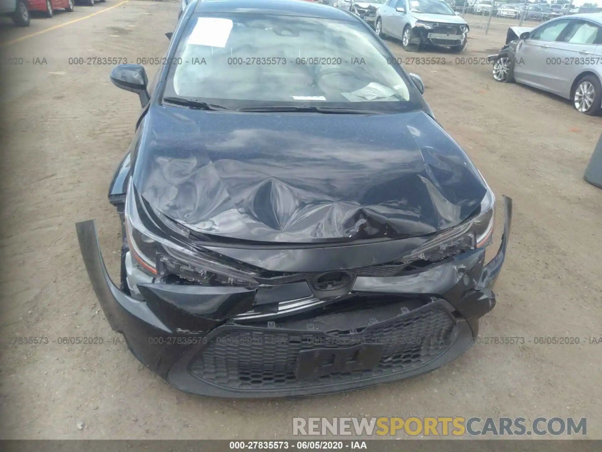 6 Photograph of a damaged car JTDEPRAE4LJ086105 TOYOTA COROLLA 2020