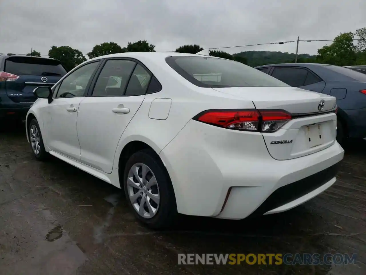 3 Photograph of a damaged car JTDEPRAE4LJ086296 TOYOTA COROLLA 2020