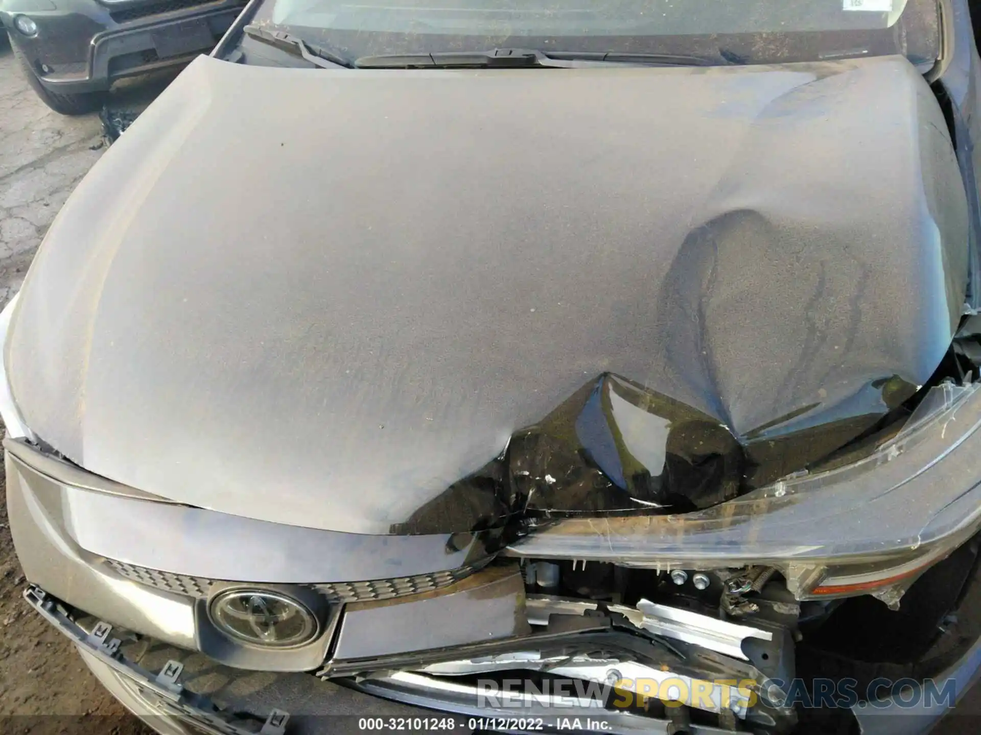 10 Photograph of a damaged car JTDEPRAE4LJ086380 TOYOTA COROLLA 2020