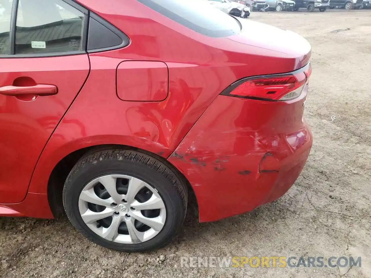 9 Photograph of a damaged car JTDEPRAE4LJ086640 TOYOTA COROLLA 2020