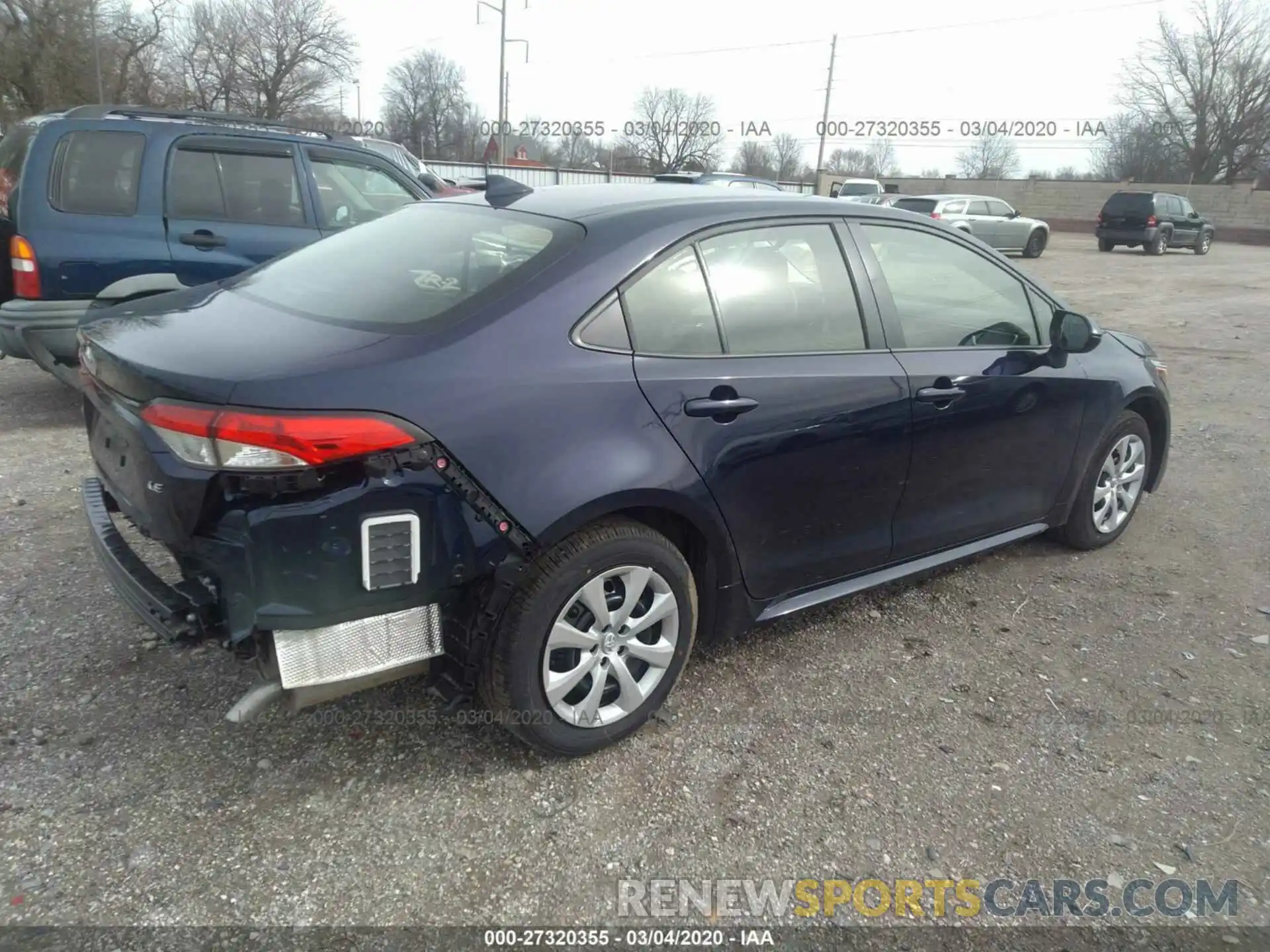 4 Photograph of a damaged car JTDEPRAE4LJ086735 TOYOTA COROLLA 2020